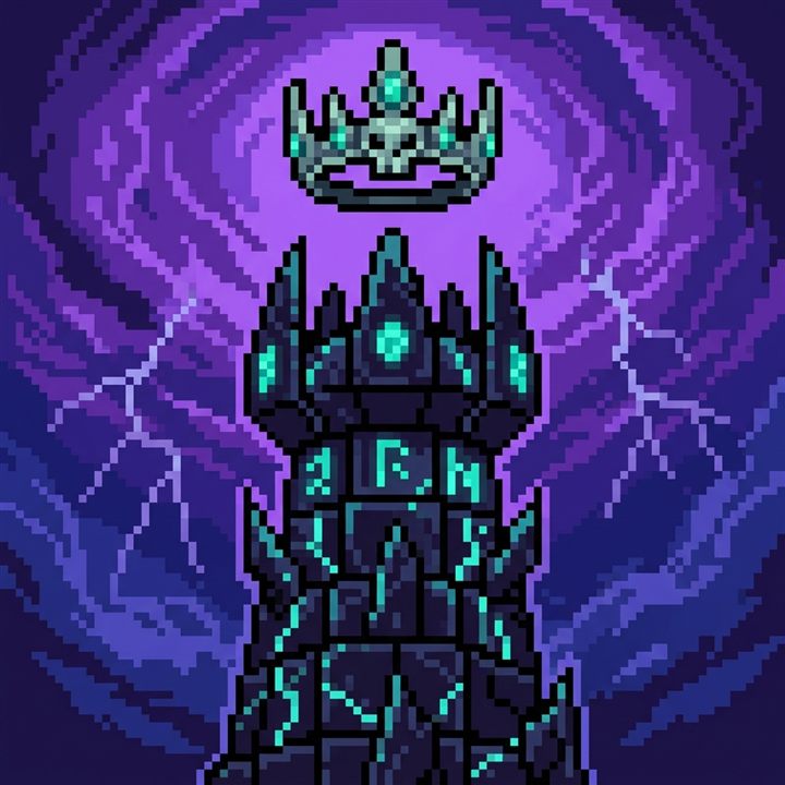 Cursed Tower — пиксельная башня